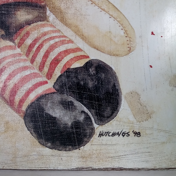 Vintage Raggedy Ann & Andy 1998 Metal Sign Retro Throwback Kids Room Decor *WEAR - Picture 3 of 9